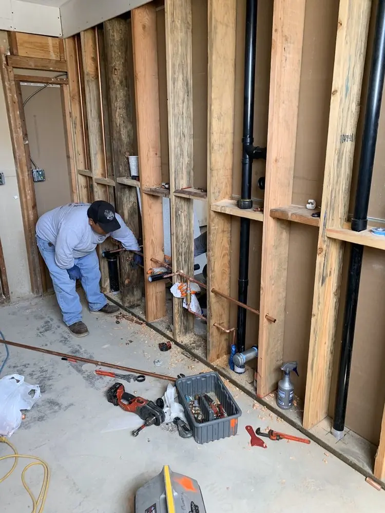 Commercial rough-in plumbing for Commercial Plumbing in West Granby